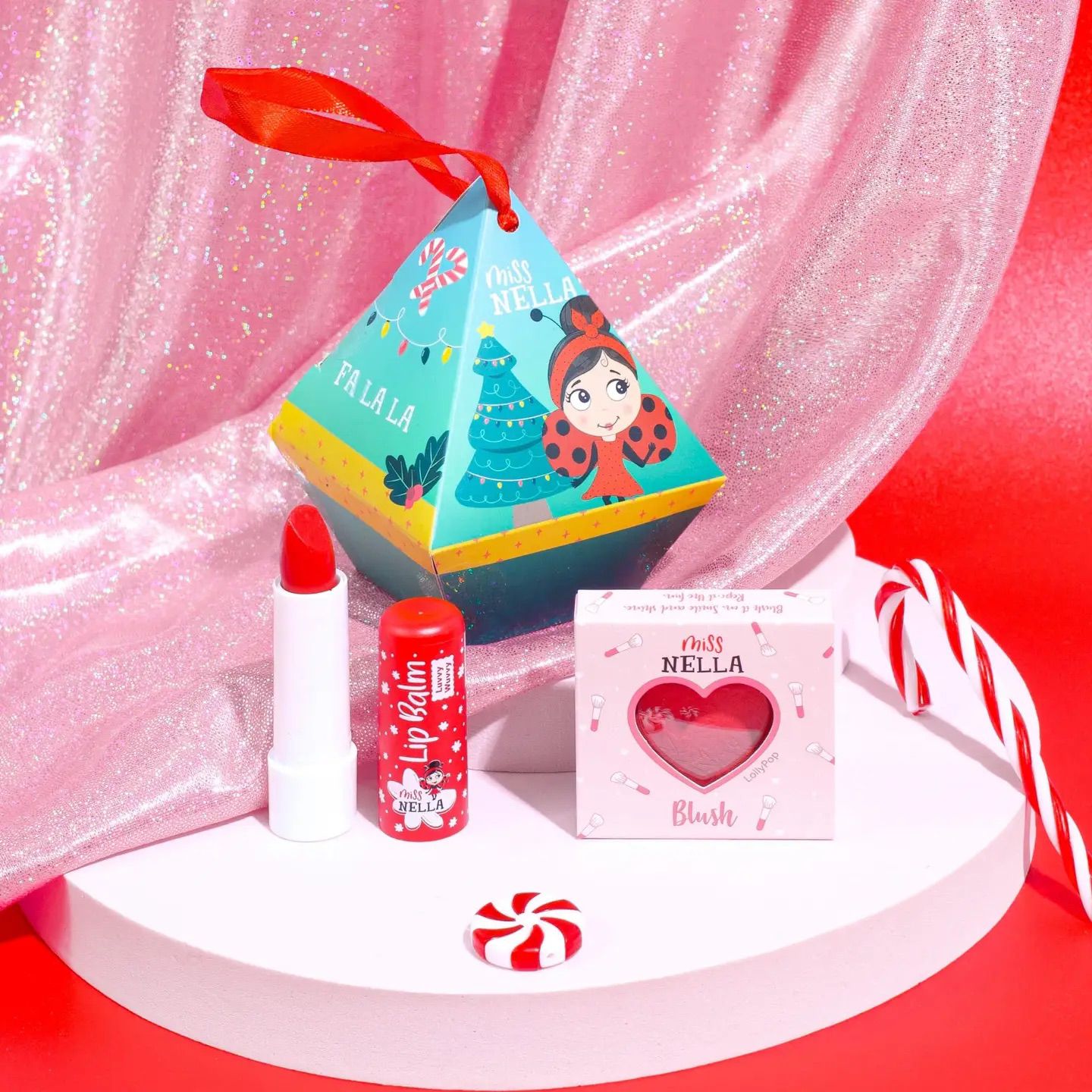 Blagdanski Miss Nella Set – Balzam & Sjenilo u Čarobnoj Kuglici - Miss Nella - slika 3