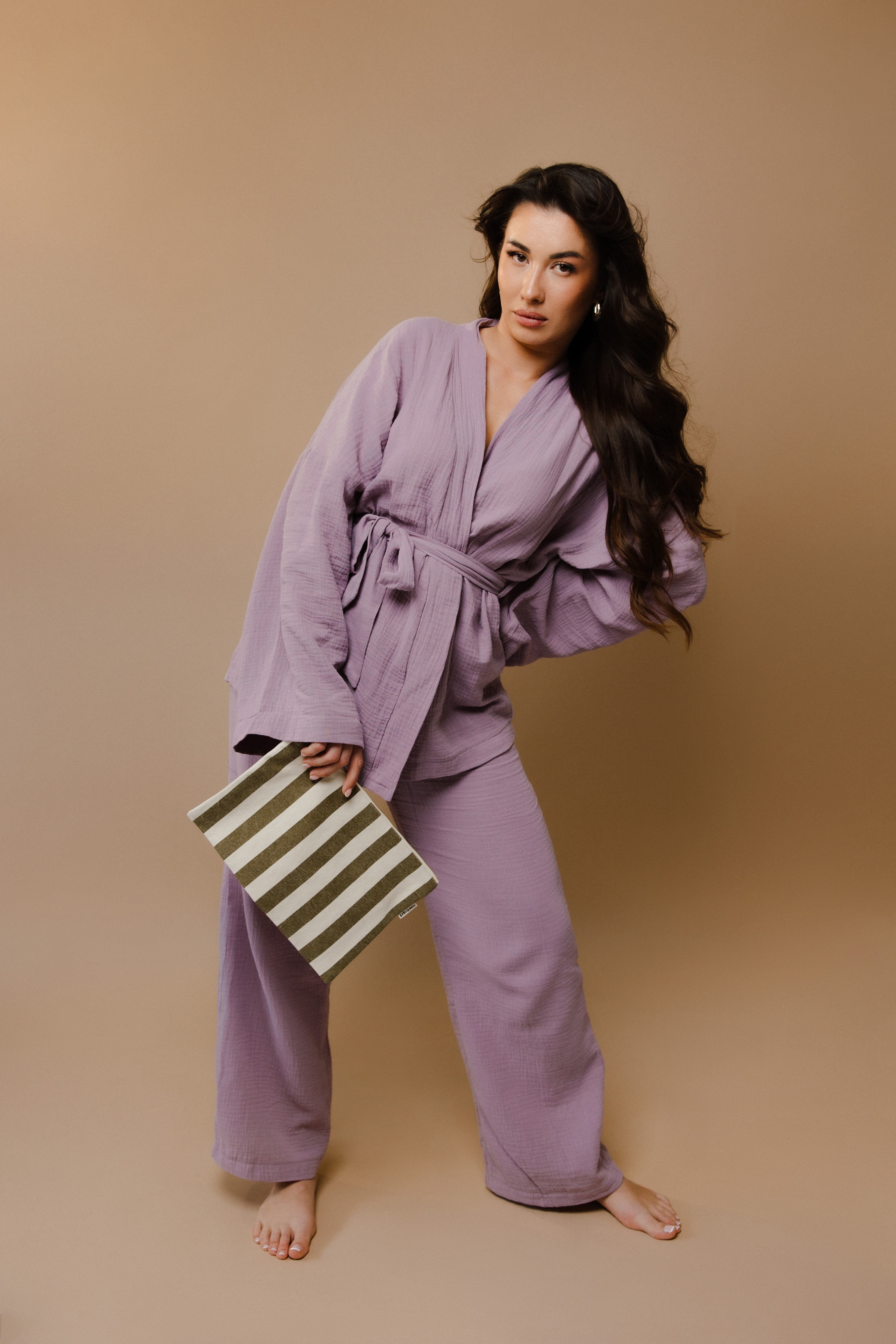 Élan Cotton Kimono Set - slika 3